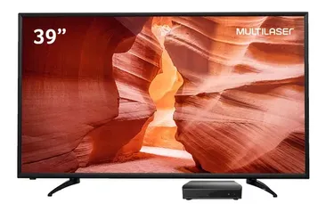 Tv Multilaser 39 Hd, Hdmi/usb, Função Dnr, Bivolt - Tl028