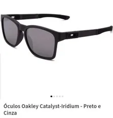 Óculos Oakley Catalyst-Iridium - Preto e Cinza | R$255