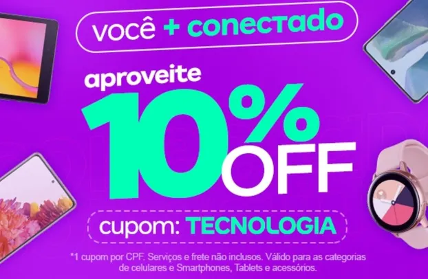 10% OFF | Cupom Magazine Luiza S/ Mínimo