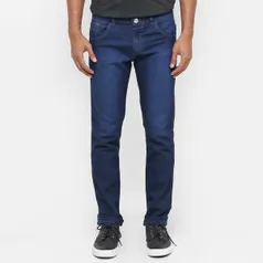 Calça Jeans Slim Fit Preston Lavada Masculina - APENAS 38