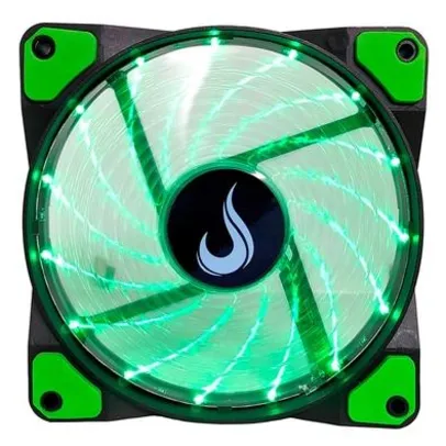 Cooler FAN Rise Mode Wind W1, 120mm, LED Verde | R$14