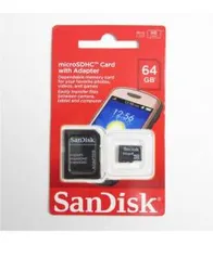 Cartão de memória micro SD 64gb SanDisk