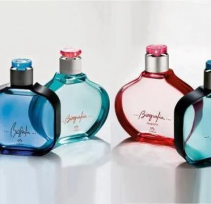 Perfumes Natura Biografia - Masculino e Feminino com com 50% de desconto - R$ 57