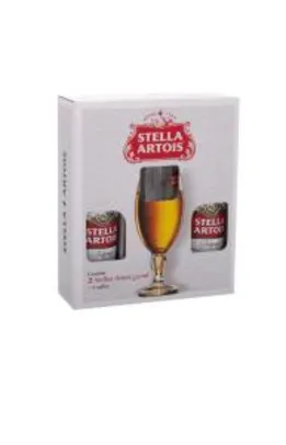 [CLIENTE OURO] Kit Cerveja Stella Artois Lager 2 Unidades 550ml - com Cálice