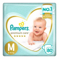 [Vários tamanhos] Fralda Descartável Infantil Premium Care Pampers