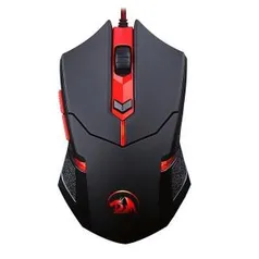 Mouse Gamer Redragon, 3200 DPI, 6 Botões, Led Red