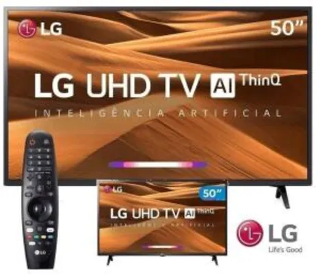 Smart TV 4K LED 50” LG 50UM7360PSA por R$ 1995