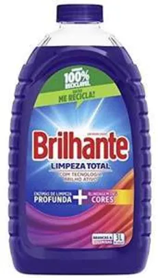 [PRIME] Sabão líquido Brilhante 3L | R$15,90