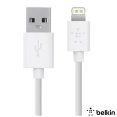 Cabo Lightning Belkin com 3 metros de Comprimento Branco - F8J023BT3M-WHT - BKF8J023BT3BCO_PRD por R$ 49