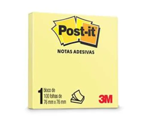 [PRIME] Post-it Amarelo 76mm x 76mm - 100 folhas