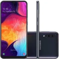 Smartphone Samsung Galaxy A50, 64GB, 25MP, Tela 6.4 - R$1223