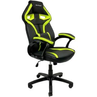 Saindo por R$ 600: Cadeira Gamer Mymax Mx1 Giratória - Preta/Verde | R$600 | Pelando