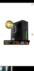 Pc Gamer Ideal 2019 Amd Ryzen 5 3600 / Geforce GTX 1660 Ti R$ 3528