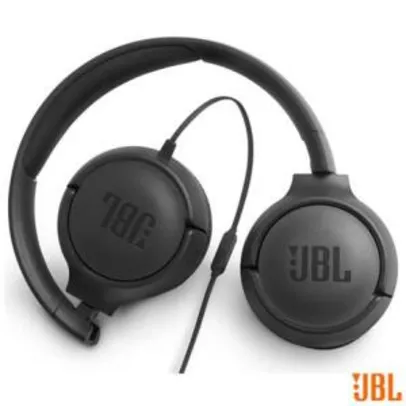 Saindo por R$ 98: Fone de Ouvido JBL T500 Headphone Preto - JBLT500BLK | Pelando