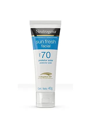 Protetor Solar FPS 70 Neutrogena Sun Fresh Facial