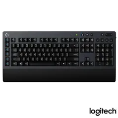 [prime] Teclado Mecânico para Jogos sem Fio com Multimídia e USB Preto - Logitech - G613