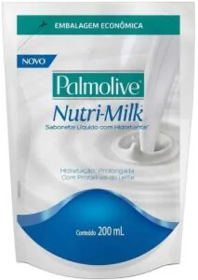 [Frete Prime] 5 Sabonete Líquido Palmolive Nutri-Milk Hidratante 200ml Refil - R$13