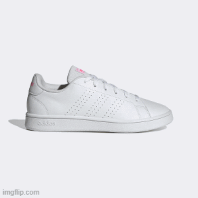 Saindo por R$ 169,99: Tênis Adidas Advantage Base Feminino Branco+Pink | Pelando