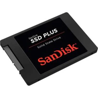 Hd Ssd Sandisk Plus G26 240gb 530-440mb/s - R$183 (ou R$170 com Ame)