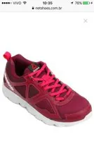 Tênis Reebok Dashex TR Feminino - Vinho e Branco - R$70