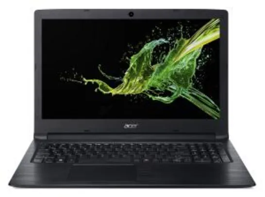 [Boleto] Notebook Acer Aspire 3 A315-53-5100 Intel® Core™ i5-7200U 4GB RAM 1TB HD 15.6"HD Linux (Endeless OS)