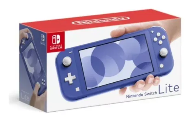 Console Nintendo Switch Lite 32gb Azul Tela 5.5 Portatil