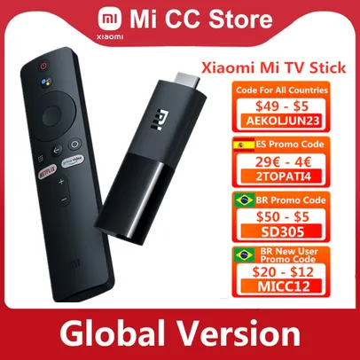[NOVO USUARIO] Mi TV Stick (Global) | R$159