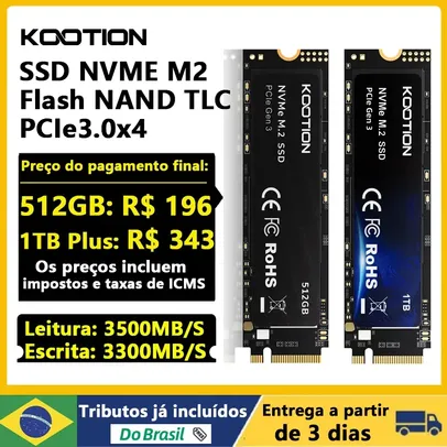 [TAXA INCLUSA]SSD 2 TB KOOTION-X15