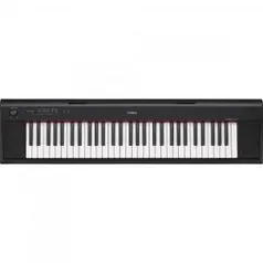 [R$ 699,85 no AME] Teclado Piaggero NP-12B Preto YAMAHA