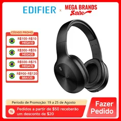 (Com Taxa) Fone De Ouvido Bluetooth Edifier W600bt - Preto