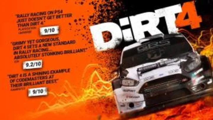 DiRT 4 (PC) - R$ 21 (80% OFF)