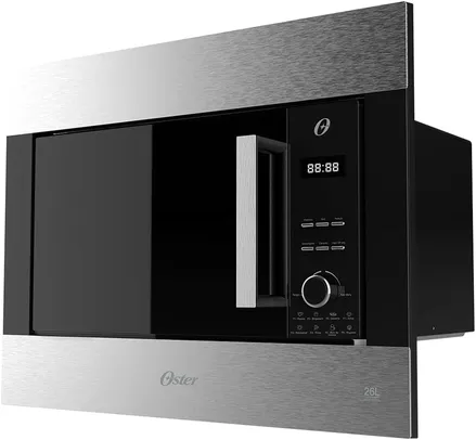 Micro-ondas de Embutir Oster, 26l, 110V, Black Inox, OMIC251