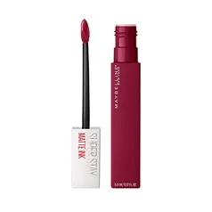 (REC) Maybelline NY Batom Líquido Longa Duração, Acabamento Espelhado e Brilho Instantâneo SuperStay Matte Ink 115 Founder, 5ml