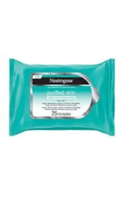 [Prime] Lenços Demaquilantes Purified Skin Neutrogena, 25 unidades | R$ 8