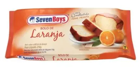 Bolo Sabor Laranja Seven Boys 250G