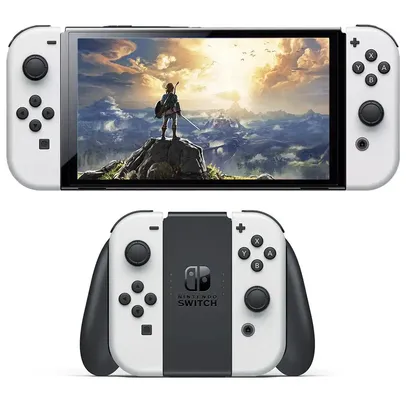 (doBrasil) Console Nintendo Switch Oled 64GB 1X Joy Con Branco