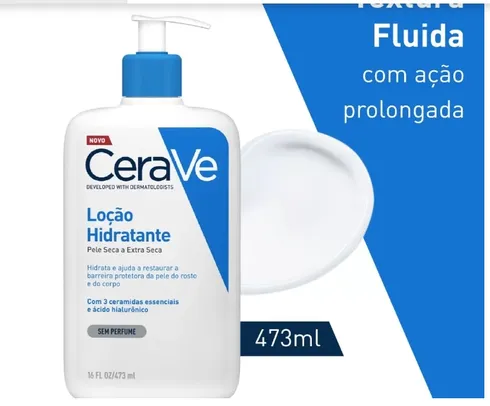 Loção Hidratante Cerave Pele Seca A Extra Seca 473ml - PanVel Farmácias