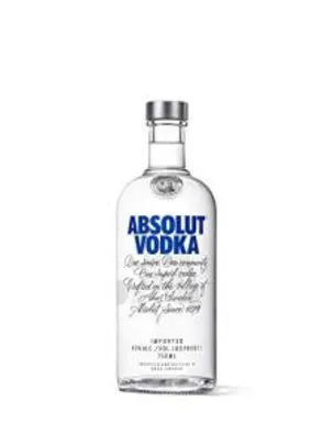 Vodka Absolut, 750ml | R$ 51