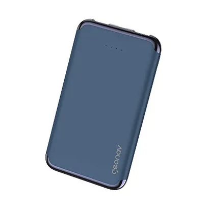 Geonav Carregador Portátil Universal 6.000mAh, 2 portas USB 2.1A, Led Indicador de bateria, PB6KMB, Azul