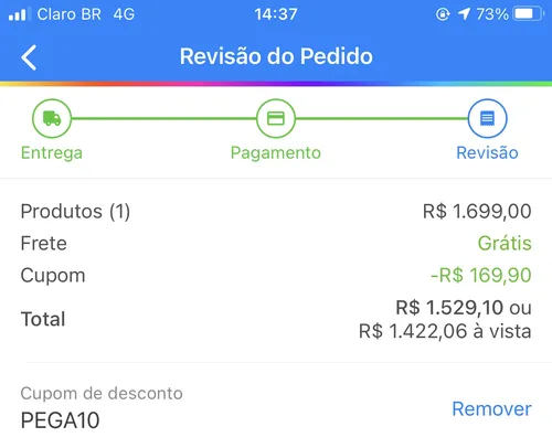 Imagen na descrição da promoção