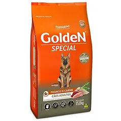 Premier Pet Golden Special - Ração para Cães, Sabor Frango e Carne, 15kg