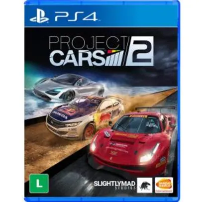 Jogo para Ps4 Project Cars 2 - R$ 97 - Somente pelo App Magazine Luiza, utilizando o cupom START10