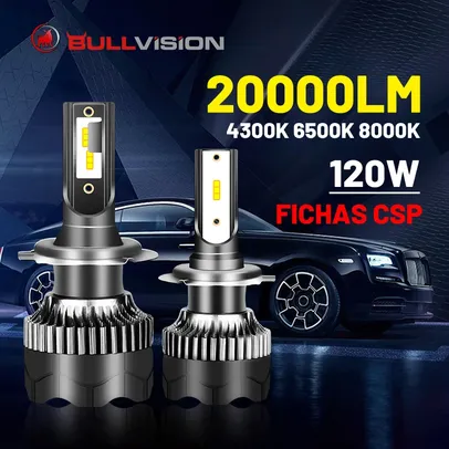 Led Automotivo 20000LM 120w 4300k 6500k 8000k Led 12v