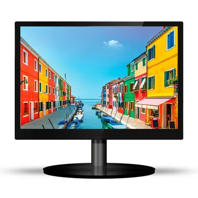 Monitor PCTOP 17 LED, HDMI, Ajuste de Ângulo, VESA, Preto - MLP170HDMI