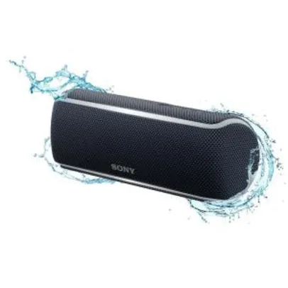 Caixa de Som Portátil Sony SRS-XB21 Bluetooth Extra Bass Iluminação à Prova d’Água - Preto/Azul/Vermelho -R$ 211