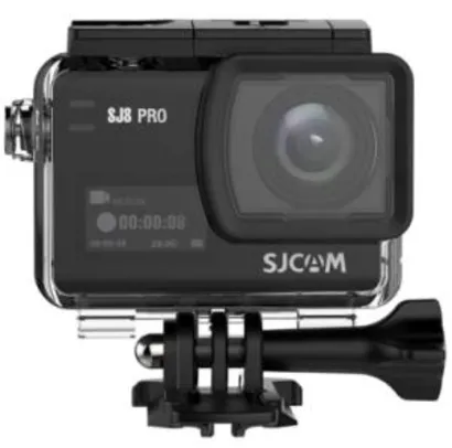 Original SJCAM SJ8 Pro 4K 60fps Câmera de Ação WiFi - PRETO FULL SET R$661