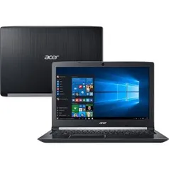 Notebook Acer A515-51G-C97B Intel Core 8 I5 8GB (GeForce MX130 com 2GB) 1TB LED LCD 15.6" W10 - R$ 2400