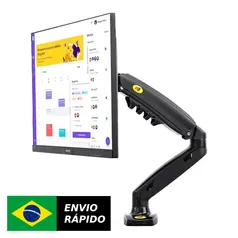 [R$ 99 ''MOEDAS''/BR] Suporte Para Monitor Articulado Ajuste Altura F80  #Aliexpress 🇧🇷