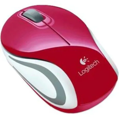 Mouse Wireless Logitech M187 Vermelho - R$ 10