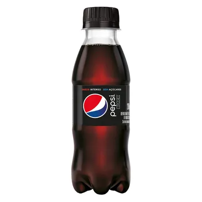 (Regional) Refrigerante Zero Açúcar Pepsi Black Garrafa 200ml